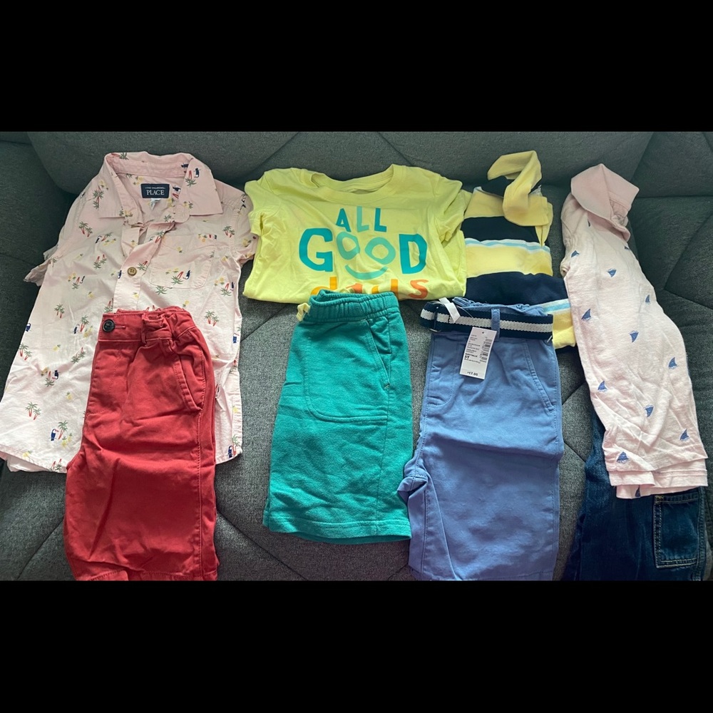 Boys shorts & shirts size 5T